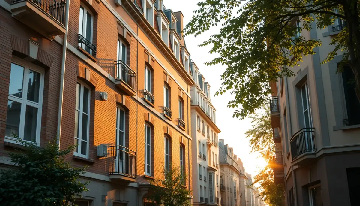 Immeuble résidentiel en Seine-Saint-Denis où se déroulent des rénovations de salles de bains
