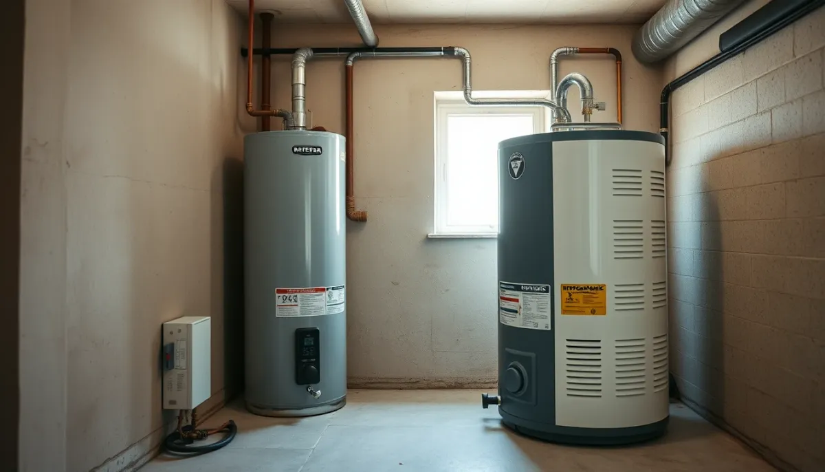 Comparaison entre un ancien cumulus électrique et un nouveau chauffe-eau thermodynamique