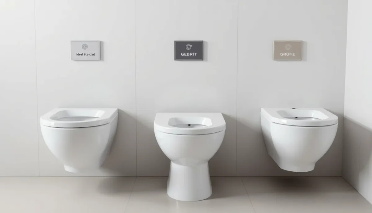 Comparatif de prix entre WC suspendus Ideal Standard, Geberit et Grohe